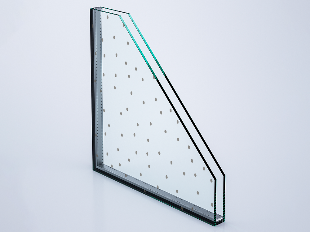 Szkło bezpieczne dla ptaków Ornilux® Design Dots