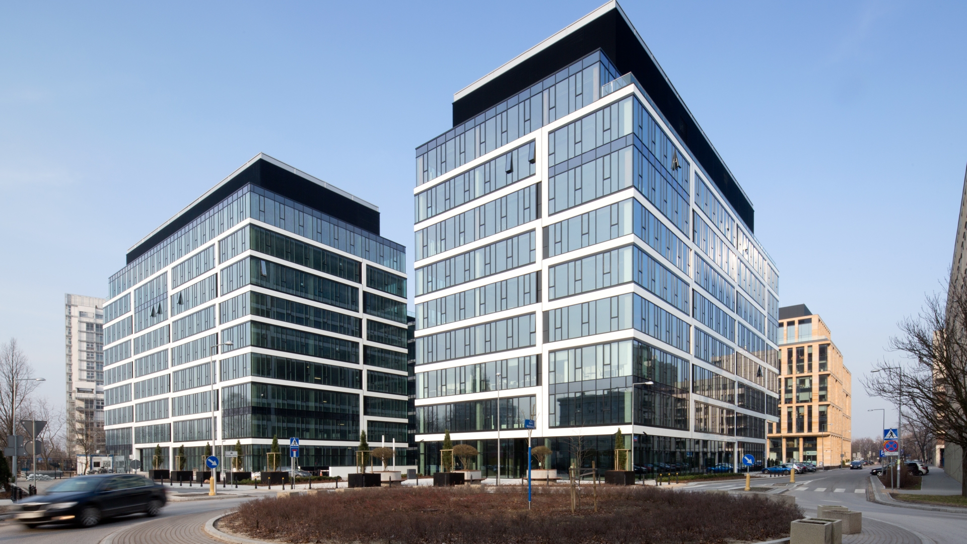 Kompleks budynków biurowych Gdański Business Center w Warszawie