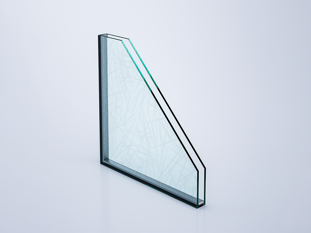 Szkło bezpieczne dla ptaków Ornilux® Mikado