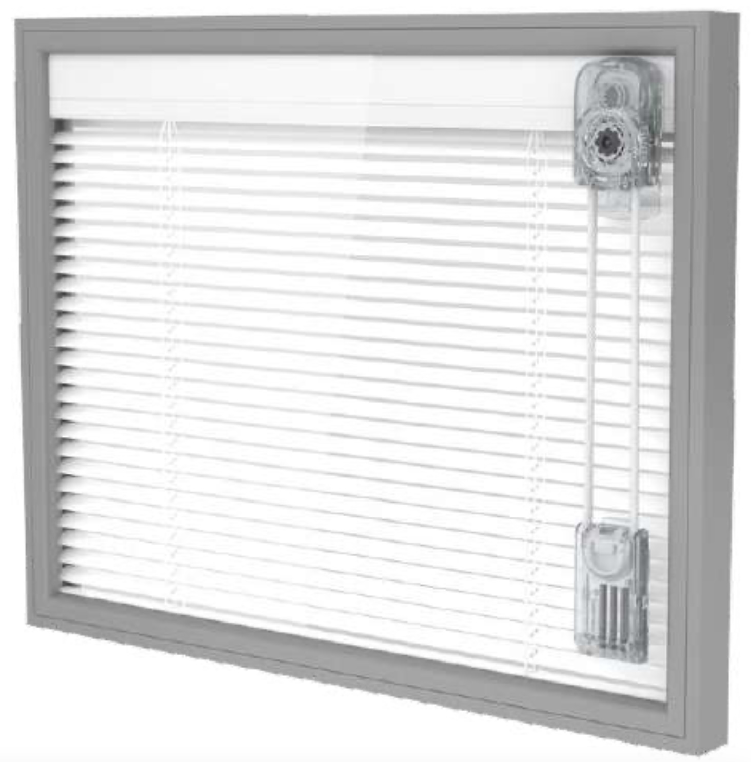 Żaluzje międzyszybowe: system C - sznurek