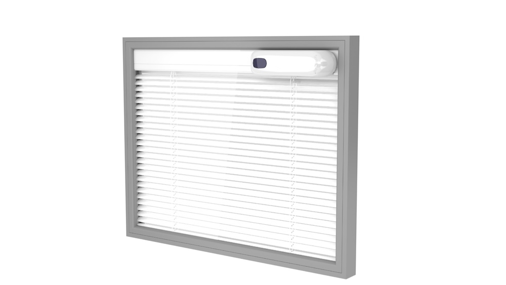 Żaluzje z systemem C - sterowanie za pomocą napędu