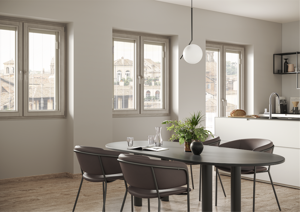 Żaluzje - system S w pomieszczeniu