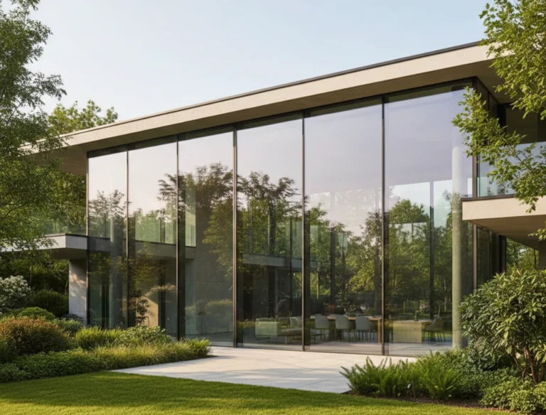 szyby wielkoformatowe na fasadach