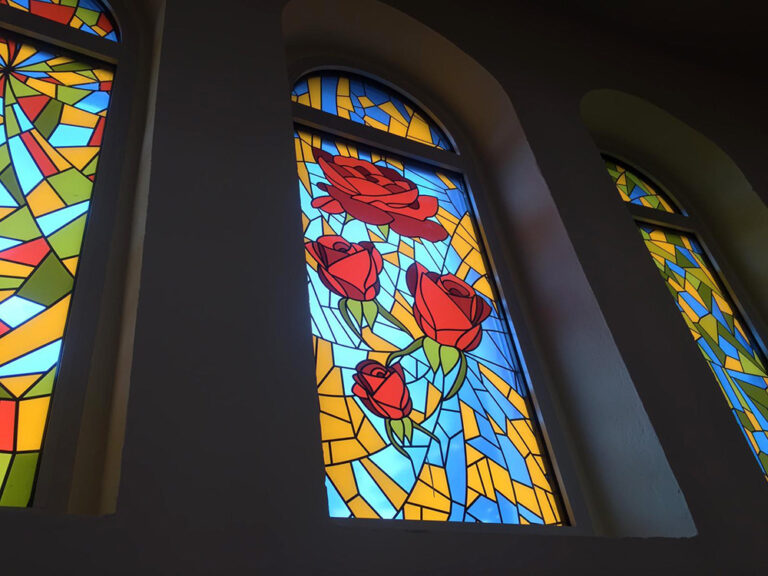 Witraże tworzone w technologii cyfrowego druku