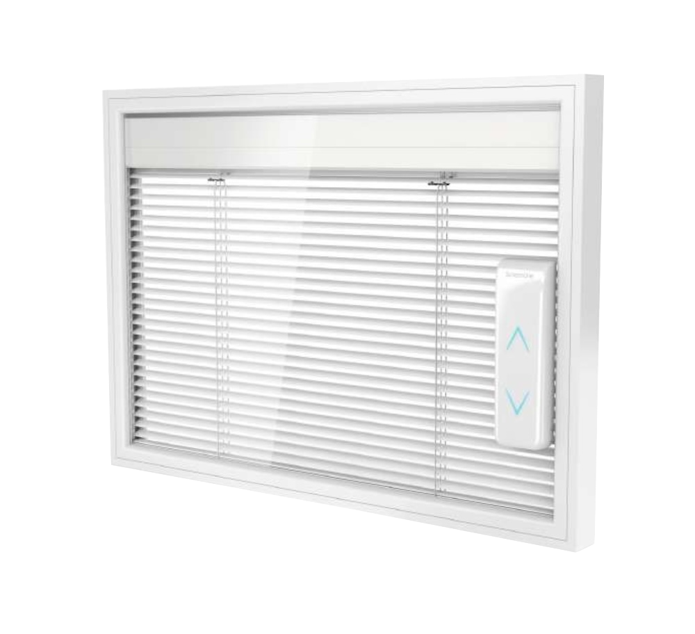 Żaluzje międzyszybowe: system W - moduł bateryjny